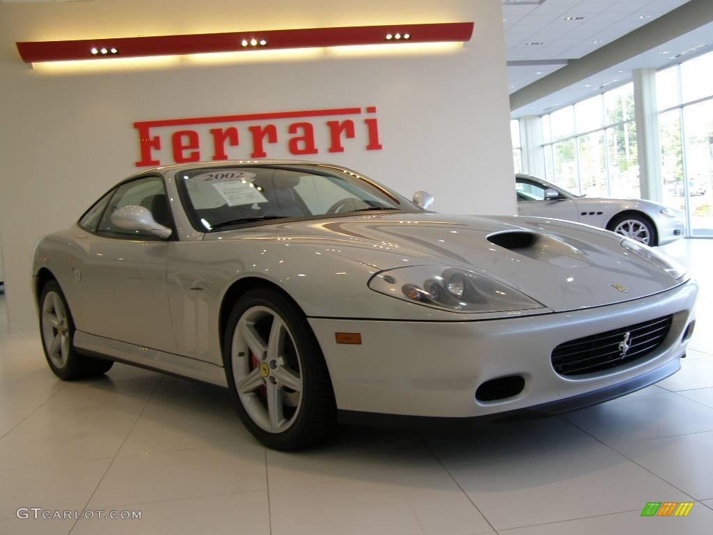 2002 575M Maranello F1 - Silver / Dark Grey photo #1