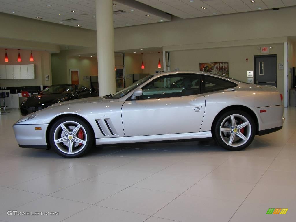 2002 575M Maranello F1 - Silver / Dark Grey photo #4