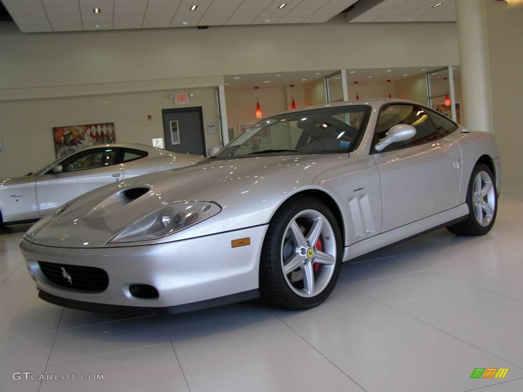 2002 575M Maranello F1 - Silver / Dark Grey photo #5