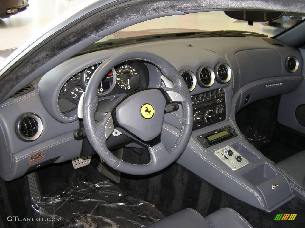 2002 575M Maranello F1 - Silver / Dark Grey photo #6