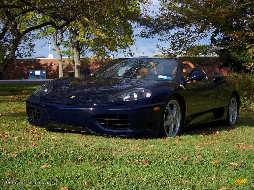 2004 360 Spider F1 - Blue / Beige photo #2