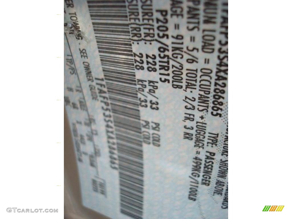 1999 Taurus SE - Light Prairie Tan Metallic / Medium Prairie Tan photo #14