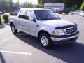 2001 Silver Metallic Ford F150 XLT SuperCrew  photo #6