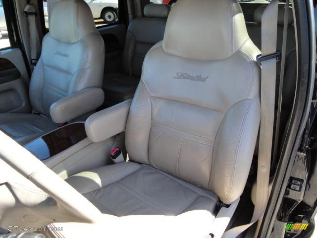 2001 Excursion Limited 4x4 - Black / Medium Parchment photo #11