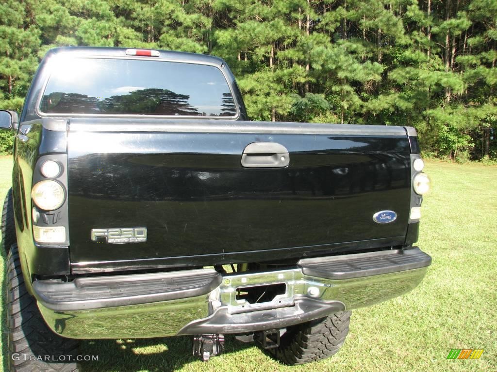 2000 F250 Super Duty XLT Extended Cab 4x4 - Black / Medium Graphite photo #5