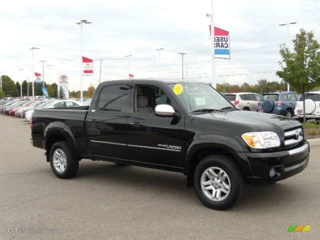 2008 Tundra SR5 CrewMax 4x4 - Black / Graphite Gray photo #7