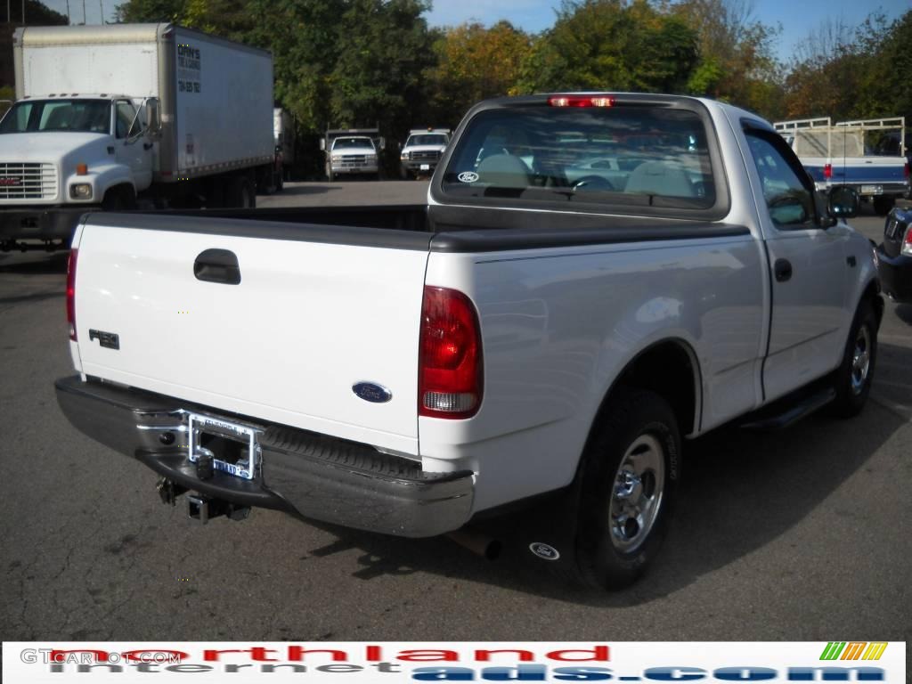 2004 F150 XL Heritage Regular Cab - Oxford White / Heritage Graphite Grey photo #6