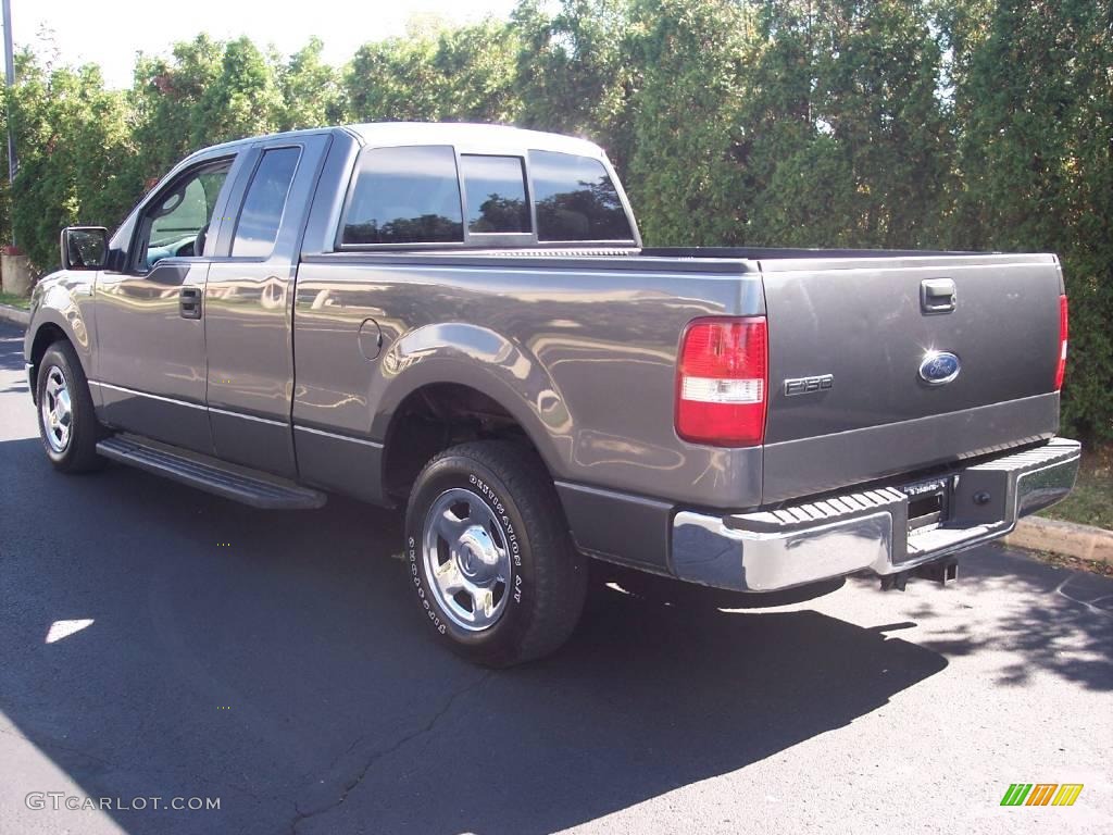 2005 F150 XLT SuperCab - Dark Shadow Grey Metallic / Medium Flint Grey photo #5