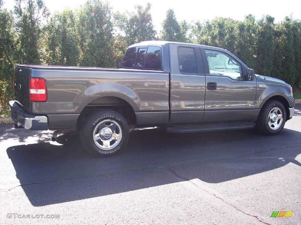 2005 F150 XLT SuperCab - Dark Shadow Grey Metallic / Medium Flint Grey photo #10