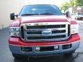 2005 Red Clearcoat Ford F250 Super Duty XLT SuperCab  photo #3