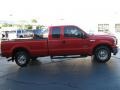 2005 Red Clearcoat Ford F250 Super Duty XLT SuperCab  photo #5