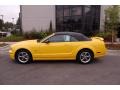 2005 Screaming Yellow Ford Mustang GT Deluxe Convertible  photo #2