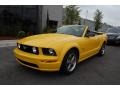 2005 Screaming Yellow Ford Mustang GT Deluxe Convertible  photo #15