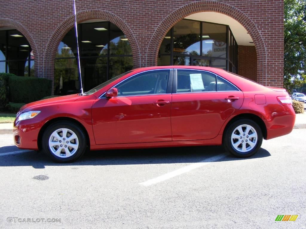 2010 Camry LE - Barcelona Red Metallic / Ash Gray photo #19