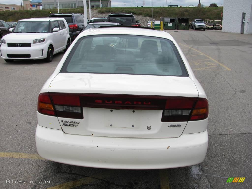 2003 Legacy 2.5 GT Sedan - White Frost Pearl / Gray photo #6