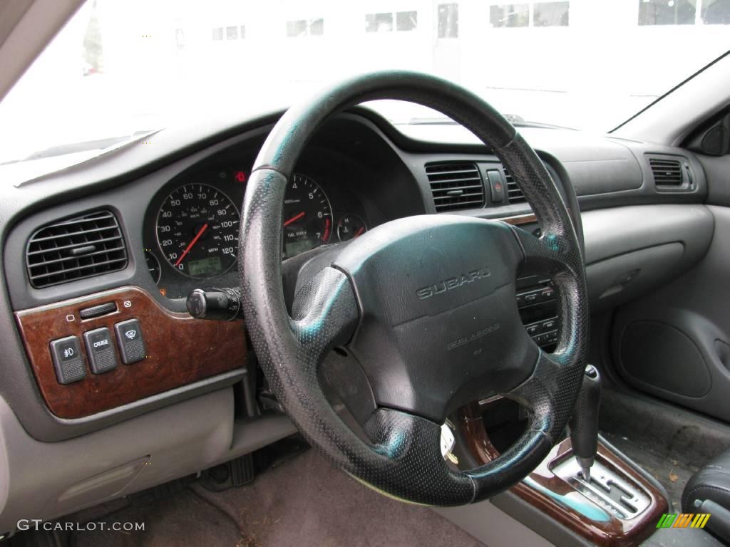 2003 Legacy 2.5 GT Sedan - White Frost Pearl / Gray photo #10