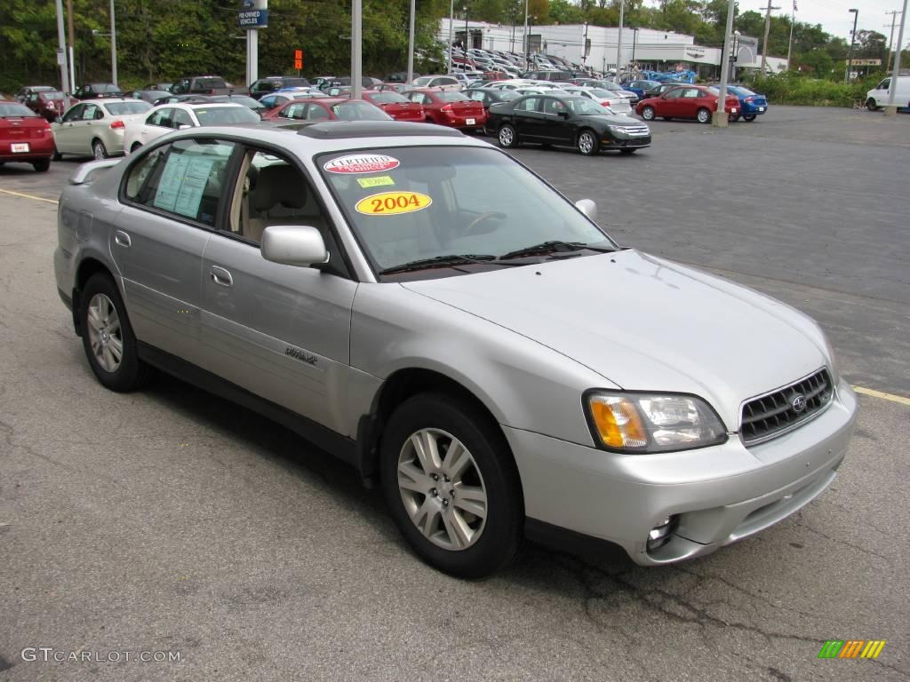 2004 Outback H6 3.0 Sedan - Silver Stone Metallic / Beige photo #6