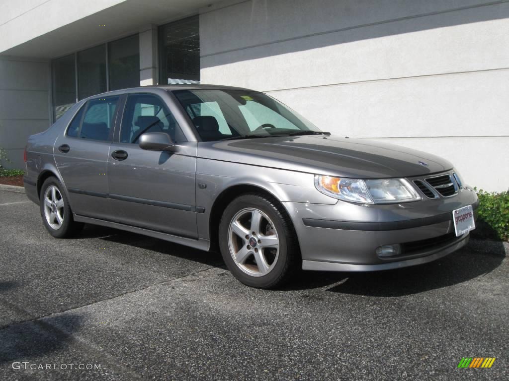 2004 9-5 Arc Sedan - Steel Gray Metallic / Granite Gray photo #1