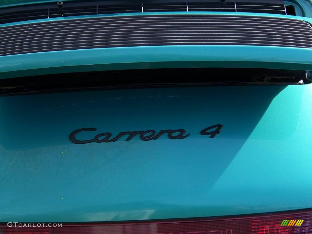 1993 911 Carrera 4 Cabriolet - Wimbledon Green Metallic / Black photo #14