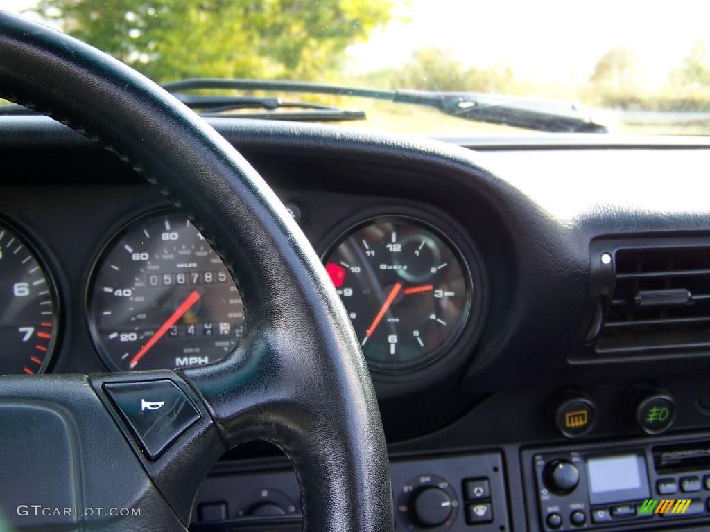 1993 911 Carrera 4 Cabriolet - Wimbledon Green Metallic / Black photo #20