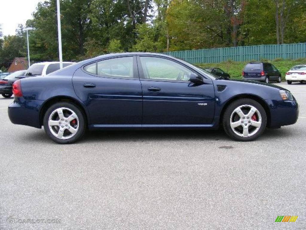 2008 Grand Prix GXP Sedan - Midnight Blue Metallic / Cashmere photo #6