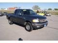 2002 Dark Shadow Grey Metallic Ford F150 XLT SuperCab 4x4  photo #3