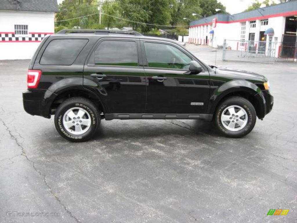 2008 Escape XLT 4WD - Black / Stone photo #11