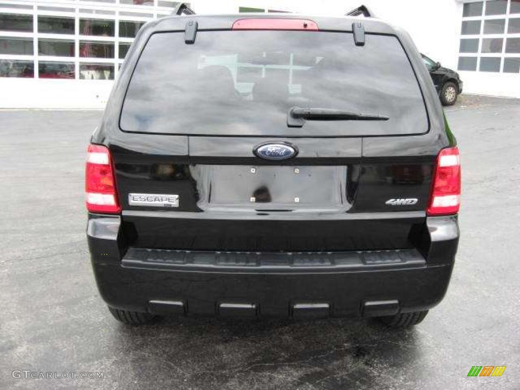 2008 Escape XLT 4WD - Black / Stone photo #13
