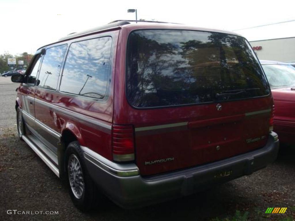 1993 Grand Voyager LE - Metallic Red / Gray photo #4