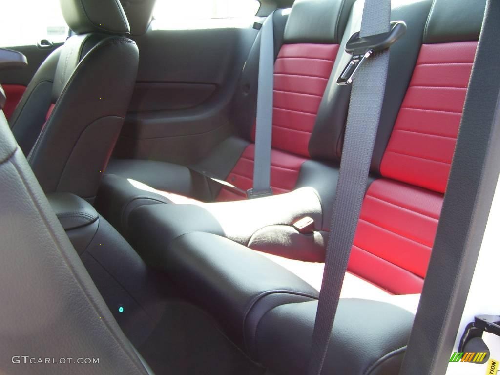 Dark Charcoal/Red Interior 2009 Ford Mustang Shelby GT500 Coupe Photo #19411805
