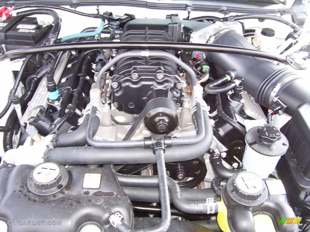 2009 Ford Mustang Shelby GT500 Coupe 5.4 Liter Supercharged DOHC 32-Valve V8 Engine Photo #19411813