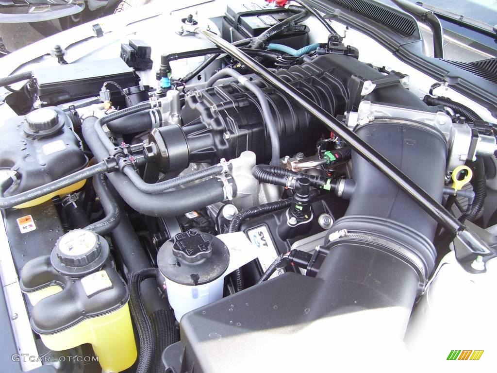 2009 Ford Mustang Shelby GT500 Coupe 5.4 Liter Supercharged DOHC 32-Valve V8 Engine Photo #19411817
