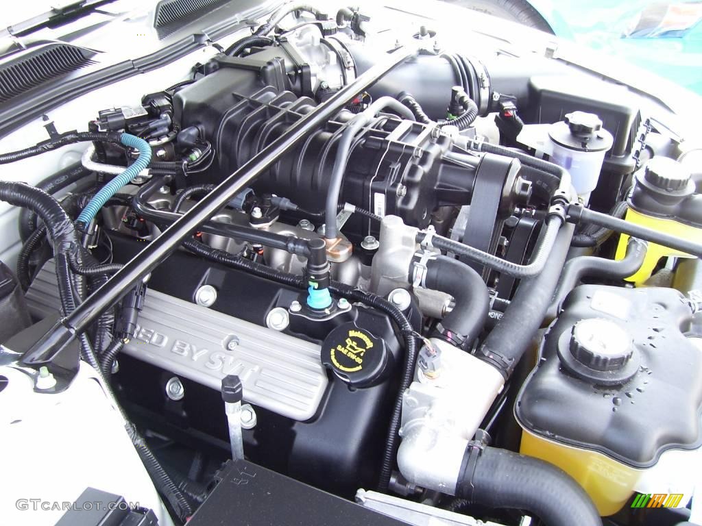 2009 Ford Mustang Shelby GT500 Coupe 5.4 Liter Supercharged DOHC 32-Valve V8 Engine Photo #19411821