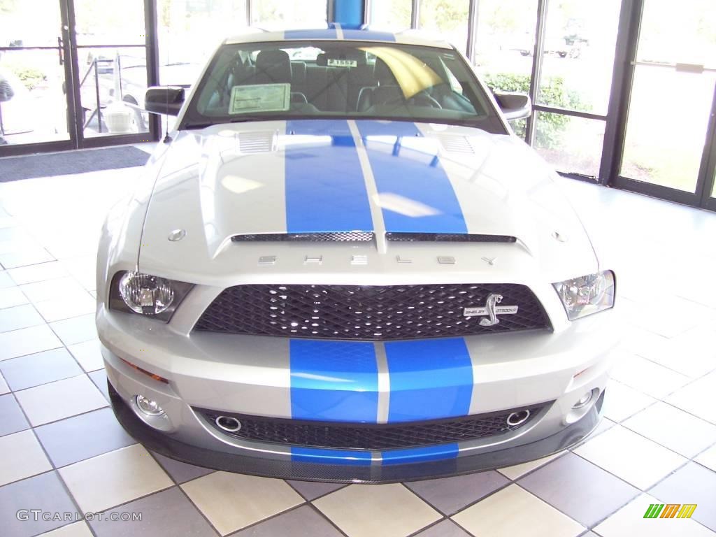 2009 Mustang Shelby GT500KR Coupe - Brilliant Silver Metallic / Black/Black photo #5