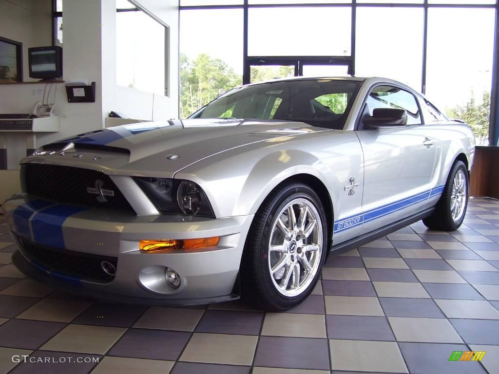 2009 Mustang Shelby GT500KR Coupe - Brilliant Silver Metallic / Black/Black photo #15