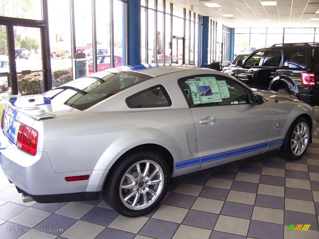 2009 Mustang Shelby GT500KR Coupe - Brilliant Silver Metallic / Black/Black photo #17