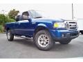 2007 Vista Blue Metallic Ford Ranger XLT SuperCab 4x4  photo #23