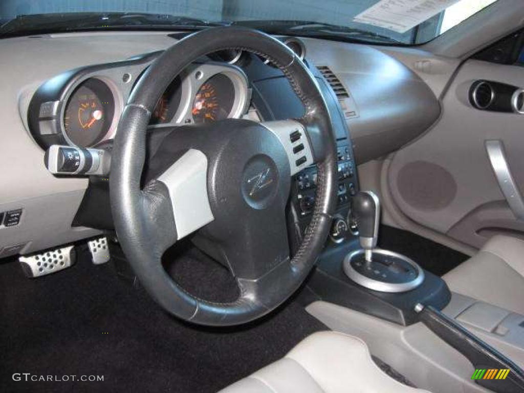 2005 350Z Touring Roadster - Daytona Blue Metallic / Frost photo #4