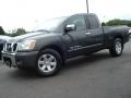 2006 Smoke Gray Nissan Titan LE Crew Cab  photo #2