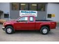 2005 Cherry Red Metallic GMC Canyon SLE Extended Cab 4x4  photo #2