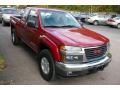 2005 Cherry Red Metallic GMC Canyon SLE Extended Cab 4x4  photo #12