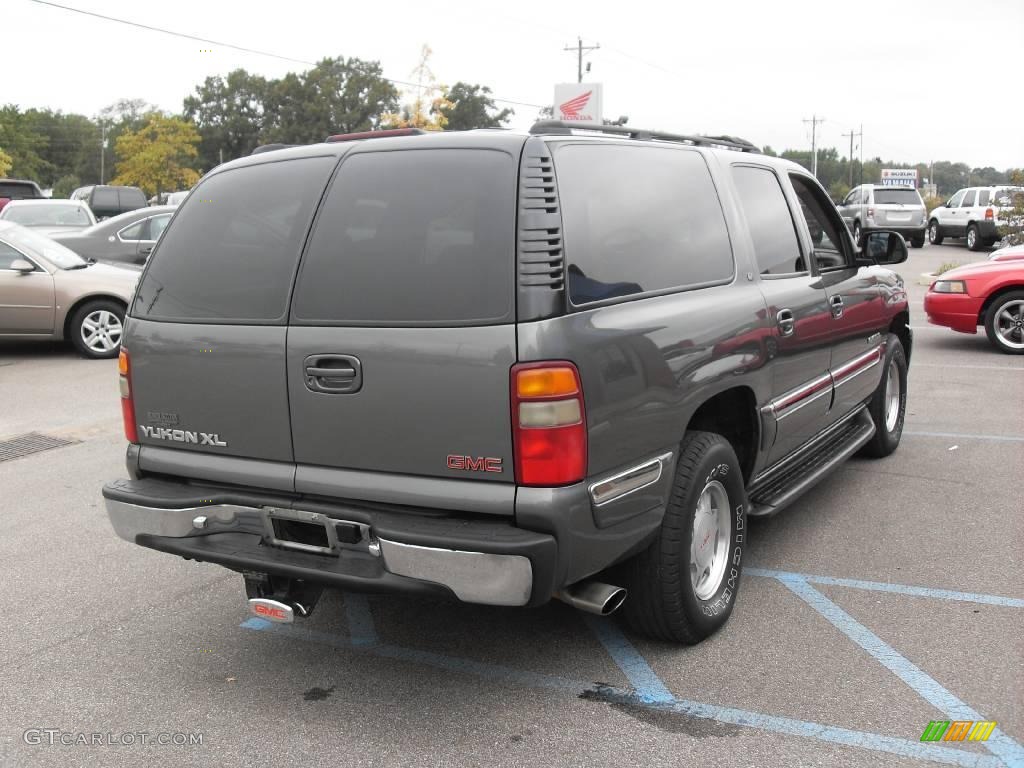 2001 Yukon XL SLT - Pewter Metallic / Medium Dark Pewter/Shale photo #6