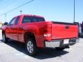 2009 Fire Red GMC Sierra 1500 SLE Extended Cab  photo #6