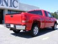 2009 Fire Red GMC Sierra 1500 SLE Extended Cab  photo #8