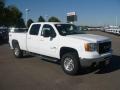 2009 Summit White GMC Sierra 2500HD SLT Crew Cab 4x4  photo #1