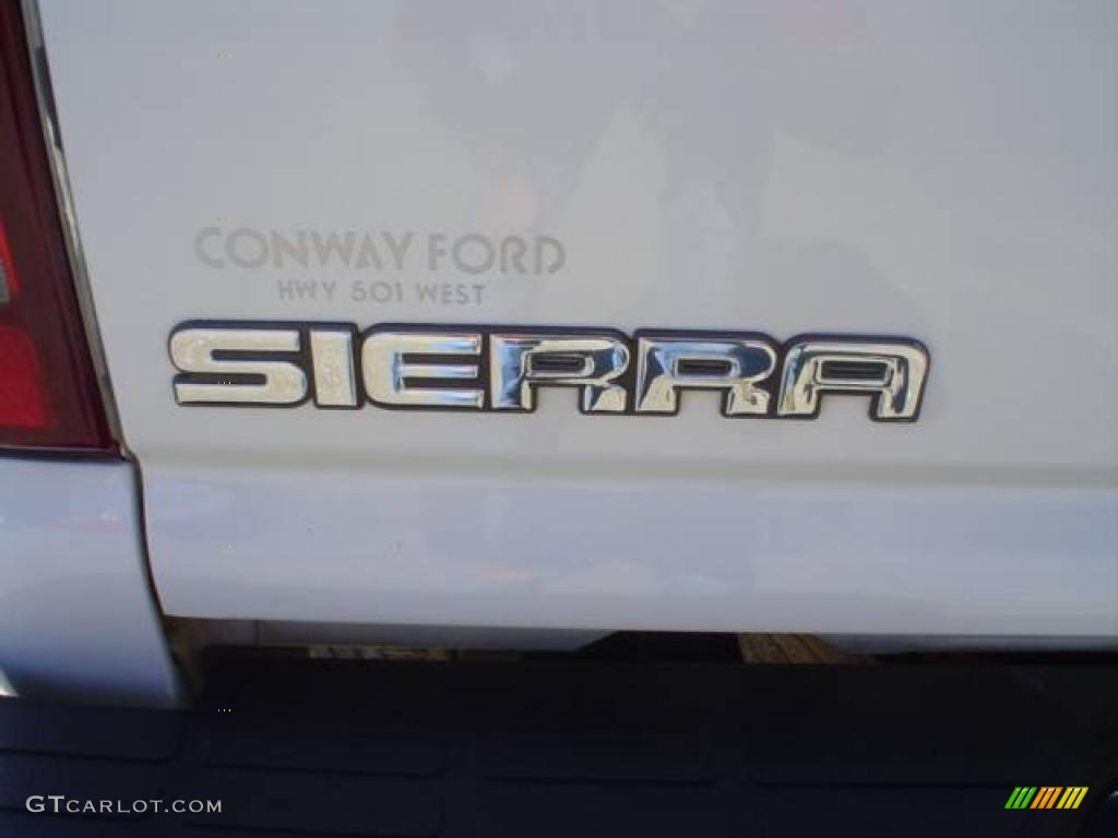2002 Sierra 1500 SL Regular Cab - Summit White / Graphite photo #13
