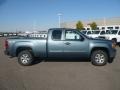 2009 Stealth Gray Metallic GMC Sierra 1500 SLE Extended Cab 4x4  photo #3