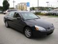 2003 Nighthawk Black Pearl Honda Accord EX V6 Sedan  photo #7