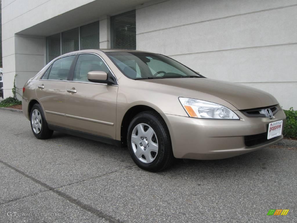 2005 Accord LX Sedan - Desert Mist Metallic / Ivory photo #1