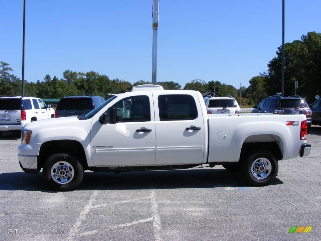 2009 Sierra 2500HD SLE Crew Cab 4x4 - Summit White / Ebony photo #5